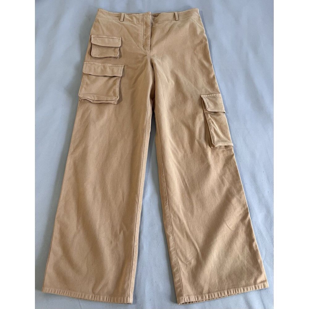 Womens High-Rise Cargo Utility Pants - Wild Fable - Light Brown Sz 15 Y2K